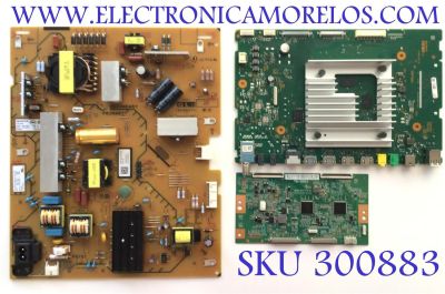 KIT DE TARJETAS PARA TV SONY 4K·UHD·HDR / MAIN A5027325A 544 / 1-00-724-31 / T-CON 34291100930B21T / TD-0001 / ST5461D11-2 / 34.29110.093 / FUENTE 100442222 / APS-434 / 100985711 / PANEL YDBM055CCS11 / DISPLAY ST5461D11-2 / MODELO KD-55X85J KD55X85J